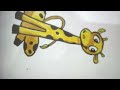 drawing of giraffe/ giraffe/ drawing for beginners #giraffe