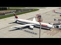 AEROFLY FS 4 Flight Simulator - Swiss Air Boeing 777-300ER Landing And Taxi in Zurich Airport
