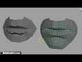 How to Model Lips & Mouth - Low Poly Beginner 3D Modeling Tutorial