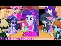 MLP and MLB reacts || The kiss of Rainbow Dash and Chat Noir || Reacting pt. 1