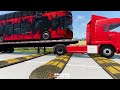 Trucks vs Upside Down Speed Bumps | BeamNG.DRIVE