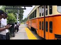 MBTA Mattapan Trolley #3263 & #3265 at Central Ave (June 24, 2024)