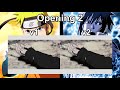Naruto Shippuden - Opening 2 Comparison - Versions 1-2 (HD - 60 fps)