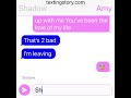 Amy cheats on sonic with shadow (text Story)