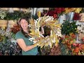 How to make a HIGH END FALL WREATH  FAST! 10 minute wreath tutorial