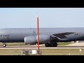 USAF KC-135R taking off from KAUS 18L