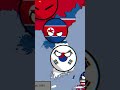 Korean War With Countryballs #shorts #countryballs #geography