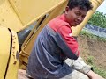 mobilisasi excavator Komatsu tua hampir amlas sampai merayap trek lemah