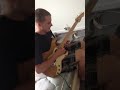 Nick playing some electric