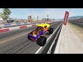 Monster Jam Insane Racing and Crashes #2 | BeamNG Drive
