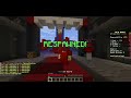 Minecraft bedwars on hypixel  (im not the best at it)