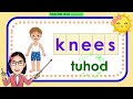 Spelling Lesson  English-Tagalog || Body Parts