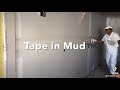 Tapeless mudding Taper’s joint