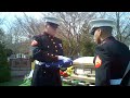 U.S. Marine plays TAPS