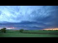 Epic Storm with Lightning at Sunset