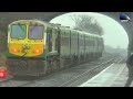 Irish Speedy Trains in Kildare Station, Ireland - 02 January 2024