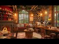 Fresh Relaxing Jazz Background Music in Cozy Coffee Shop Ambience with Rainy day for Study, Work