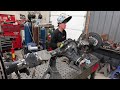 How to weld suspension brackets on an axle housing.