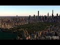 I Made Cinematic Golden Hour 4K Drone Video over Manhattan Using Google Earth Studio #newyork #4k