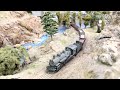 Beautiful model railroad layout at the Slim Gauge Guild