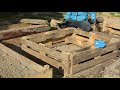 SIMPLE Raised Beds From Pallets Made With ONLY HAND TOOLS // BEST Design For LONGEVITY