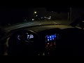 Pov late night drive