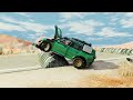 Cars vs Massive Speed Bumps 4K #01 [BeamNG.Drive]