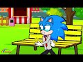 The First Time Mermaid Amy Fell in Love Sonic | Sonic The Hedgehog 2 Animation | Rainbow Cartoons