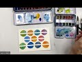 Watercolor Affirmation Circles and Origami Tato Envelopes