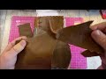 How To Make a Leather Patchwork Journal