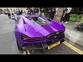 Lamborghini Revuelto, Aventador SVJ, Huracan EVO,They invaded London