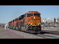 BNSF Freight Trains in the Mojave Desert