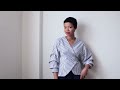 Men's Shirt Refashion | DIY Ruched Sleeves Wrap Top + 3 Ways to Wear  (Episode 5)