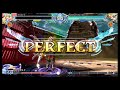 Lambda-11 VS Platinum the Trinity | Blazblue Central Fiction (PS4)