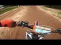Ripping at dirt inc motocross track