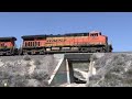 Cajon Pass - San Bernardino-Victorville - Union Pacific and BNSF heavy traffic to/from California