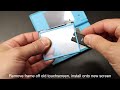 Nintendo DSi Touch Screen Replacement | Fix scratched screen | Nintendo Restoration