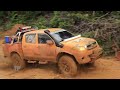 Only 4x4 Cars Can Pass This Road - Ford | Jeep | Toyota FJ40 and Hilux - Extreme Mud Route