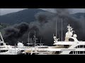 Super yachts - Fire on board Motor Yacht Lady Vanilla (Corrected date)