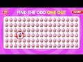 Find the ODD One Out - Emoji Quiz | Easy, Medium, Hard - 30 Ultimate Levels
