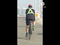 biking exercises going to hudayriyat island abudhabi city UAE chill chill biking exercises