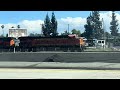 short video of trains on the way or on the way back from Arizona