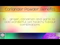 Coriander Powder: Benefits & Uses (Dhania Powder)