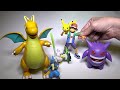 Unboxing Pokemon Master Journeys Box Set, Dragonite Gengar Lucario Pikachu Sirfetch'd & ASH Figures