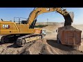 Caterpillar Excavator Truck  Loading