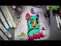 GRAFFITI - PERSONA DE GRAFFITI NO PAPEL | GRAFF KORDYAL.