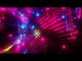 Neon Disco Fever: Retro-Futuristic VJ Loop for Synthwave Parties. 4K Looped Animation