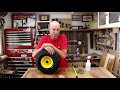 How to Change a Lawn Mower Tire | Tubeless Tire Change