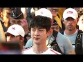 240714 Jin 김석진 of BTS carries the flame at the Olympic Torch Relay in Paris 🇫🇷 1st Torchbearer 🔥