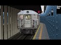 OpenBVE Virtual Railfanning: E, F, G and Q Trains at Queens Plaza (2001)